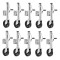 Fulton 10x 1.5K Bolt-Thru Swivel Marine Trailer Jacks – 12" Lift & 8" Wheel Fulton 1.5K Swivel Marine Trailer Jack 10-Pack with 12 Inch Lift and 8 Inch Wheel