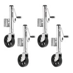 Fulton 1500 lb Bolt-On Marine Trailer Jacks with 12" Lift & 8" Wheel – 4 Pack Fulton 1.5K Bolt-Thru Swivel Marine Trailer Jacks with 12 Inch Lift and Wheels