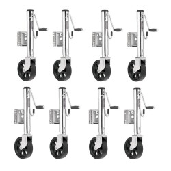 Fulton 8x 1.5K Bolt Thru Swivel Trailer Jack w/ 12" Lift and 8" Caster Wheel Fulton 8x 1.5K Bolt Thru Swivel Trailer Jack w/ 12" Lift and 8" Caster Wheel