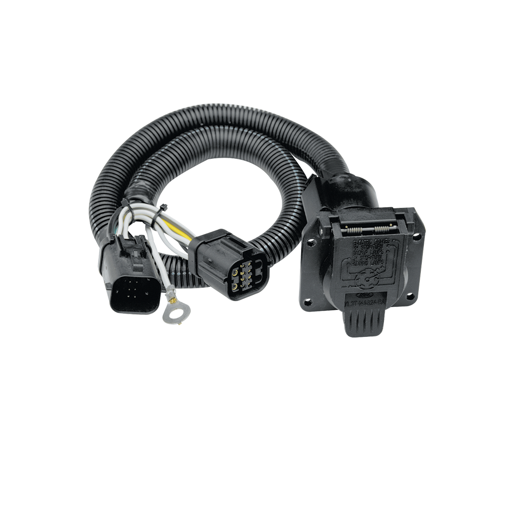 For 1997-2003 Ford F-150 7-Way RV Wiring + Pro Series Pilot Brake Control + Plug & Play BC Adapter (For w/Factory 4-Flat Models) By Tekonsha