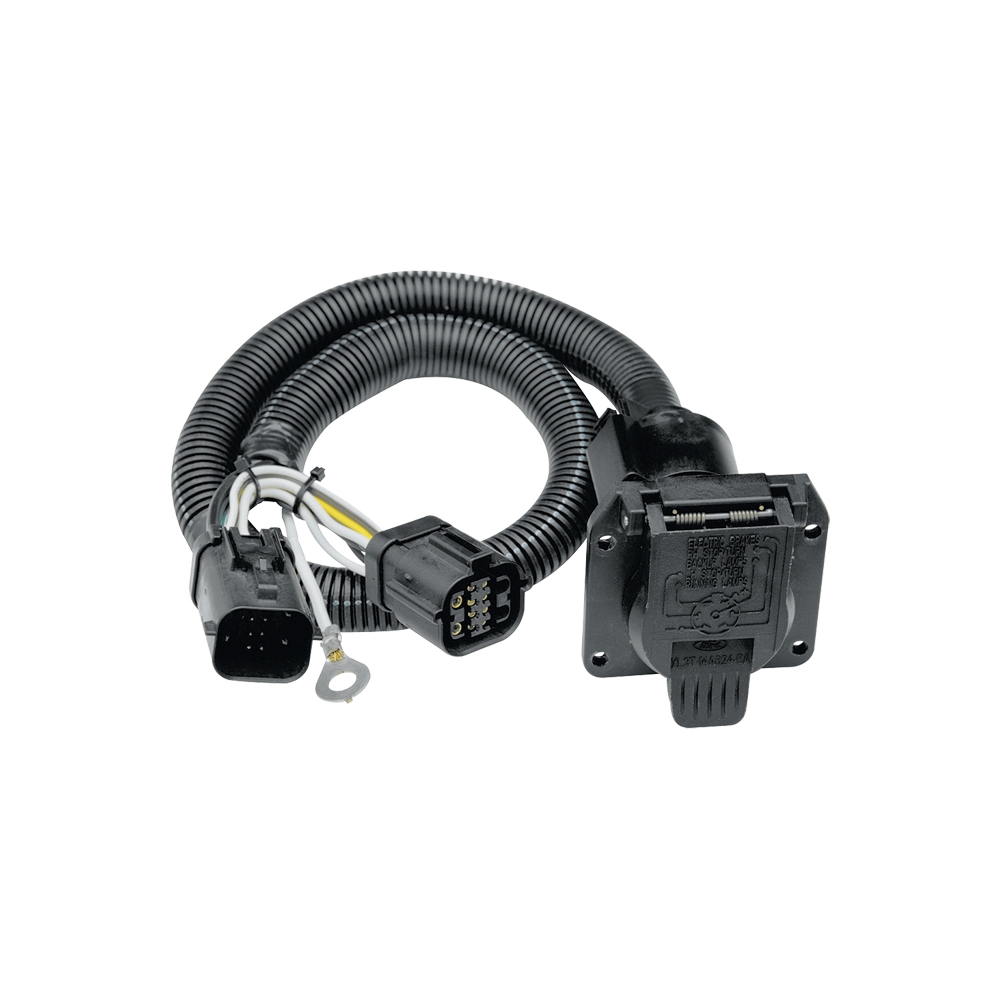 For 1997-2003 Ford F-150 7-Way RV Wiring + Pro Series Pilot Brake Control + Plug & Play BC Adapter (For w/Factory 4-Flat Models) By Tekonsha