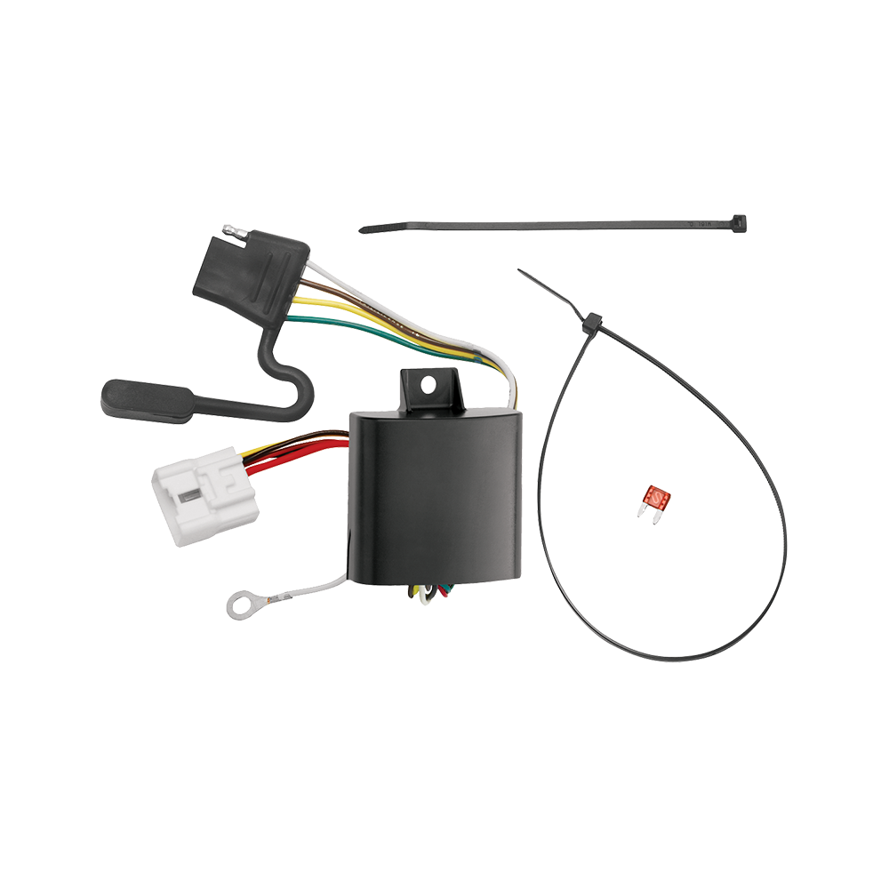 For 2004-2007 Toyota Highlander 7-Way RV Wiring kit by: Tekonsha For 2004-2007 Toyota Highlander 7-Way RV Wiring + Tekonsha Prodigy P2 Brake Control By Tekonsha