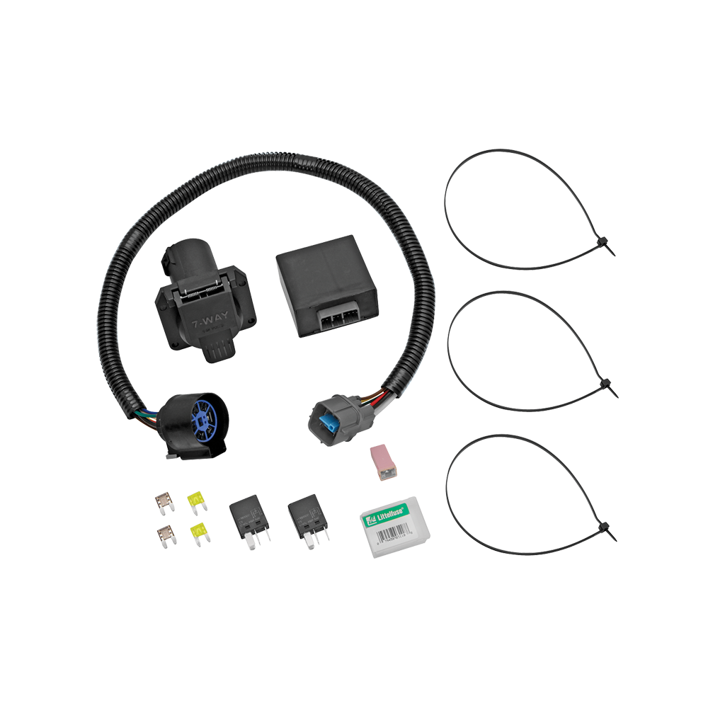 For 2009-2011 Honda Pilot 7-Way RV Wiring kit by: Tekonsha For 2009-2011 Honda Pilot 7-Way RV Wiring + Tekonsha Prodigy P3 Brake Control + Plug & Play BC Adapter (For All Styles Models) By Tekonsha