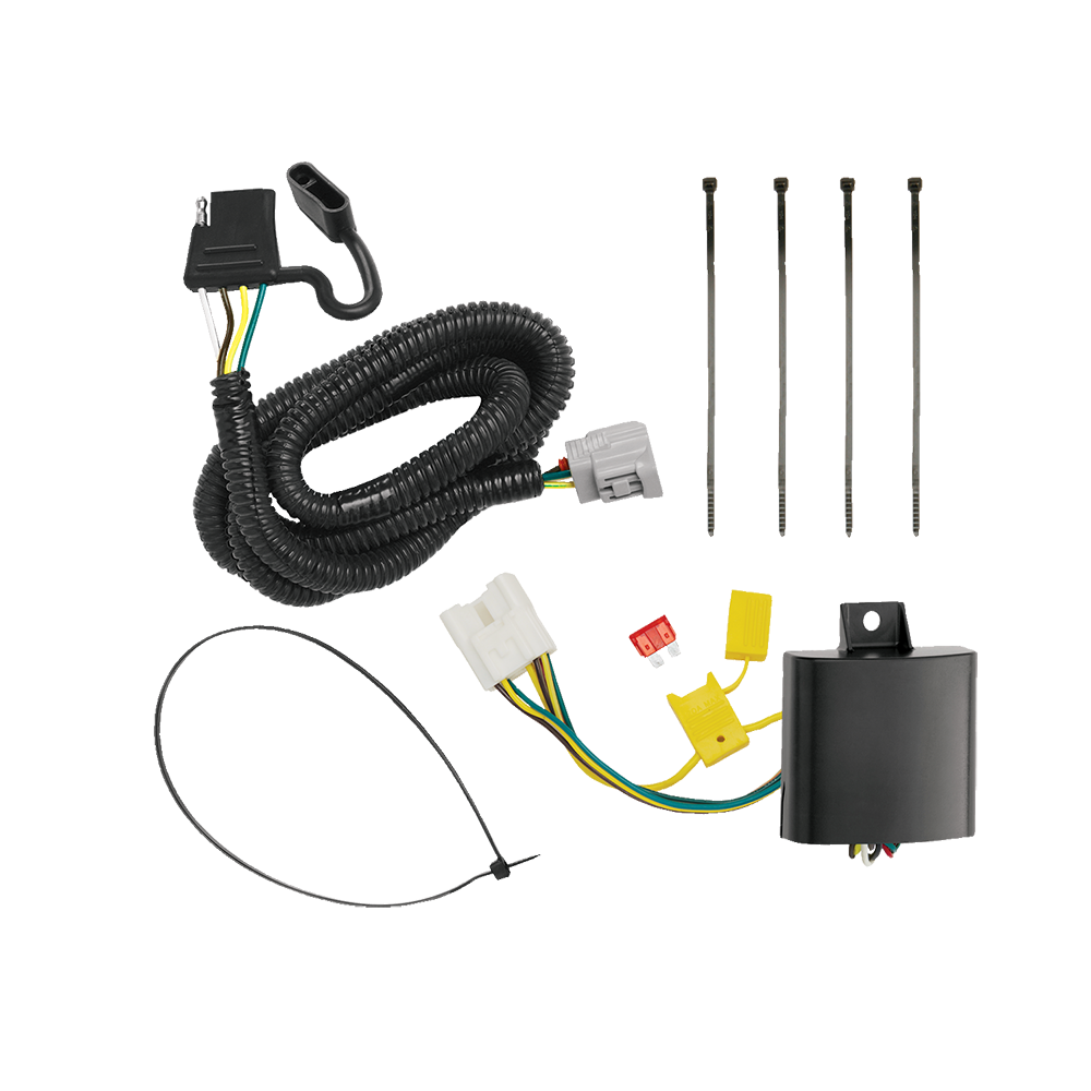 For 2013-2019 Lexus RX350 7-Way RV Wiring kit by: Tekonsha For 2013-2019 Lexus RX350 7-Way RV Wiring + Tekonsha Voyager Brake Control + Generic BC Wiring Adapter (For Prepped w/Factory Tow Plug Models) By Tekonsha