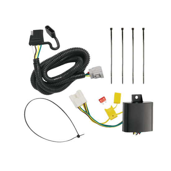 For 2013-2019 Lexus RX350 7-Way RV Wiring kit by: Tekonsha For 2013-2019 Lexus RX350 7-Way RV Wiring + Tekonsha Voyager Brake Control + Generic BC Wiring Adapter (For Prepped w/Factory Tow Plug Models) By Tekonsha