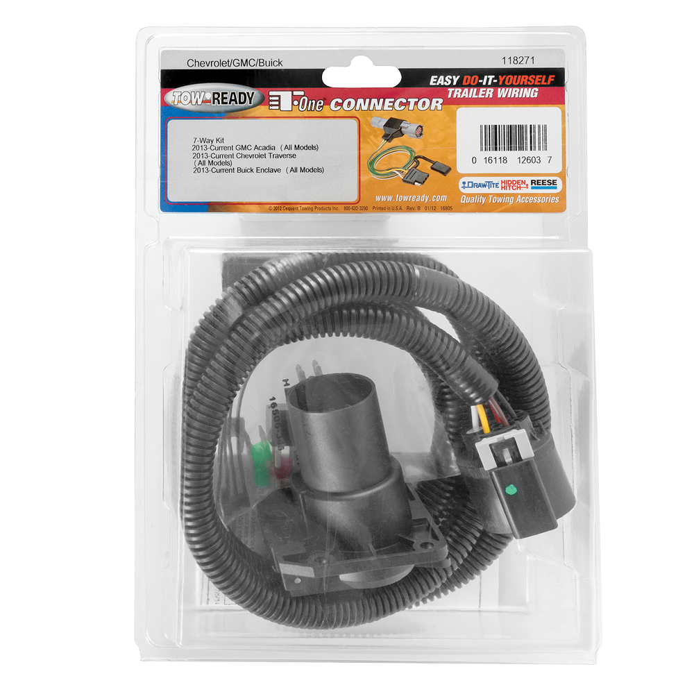 For 2013-2017 Chevrolet Traverse 7-Way RV Wiring By Tekonsha