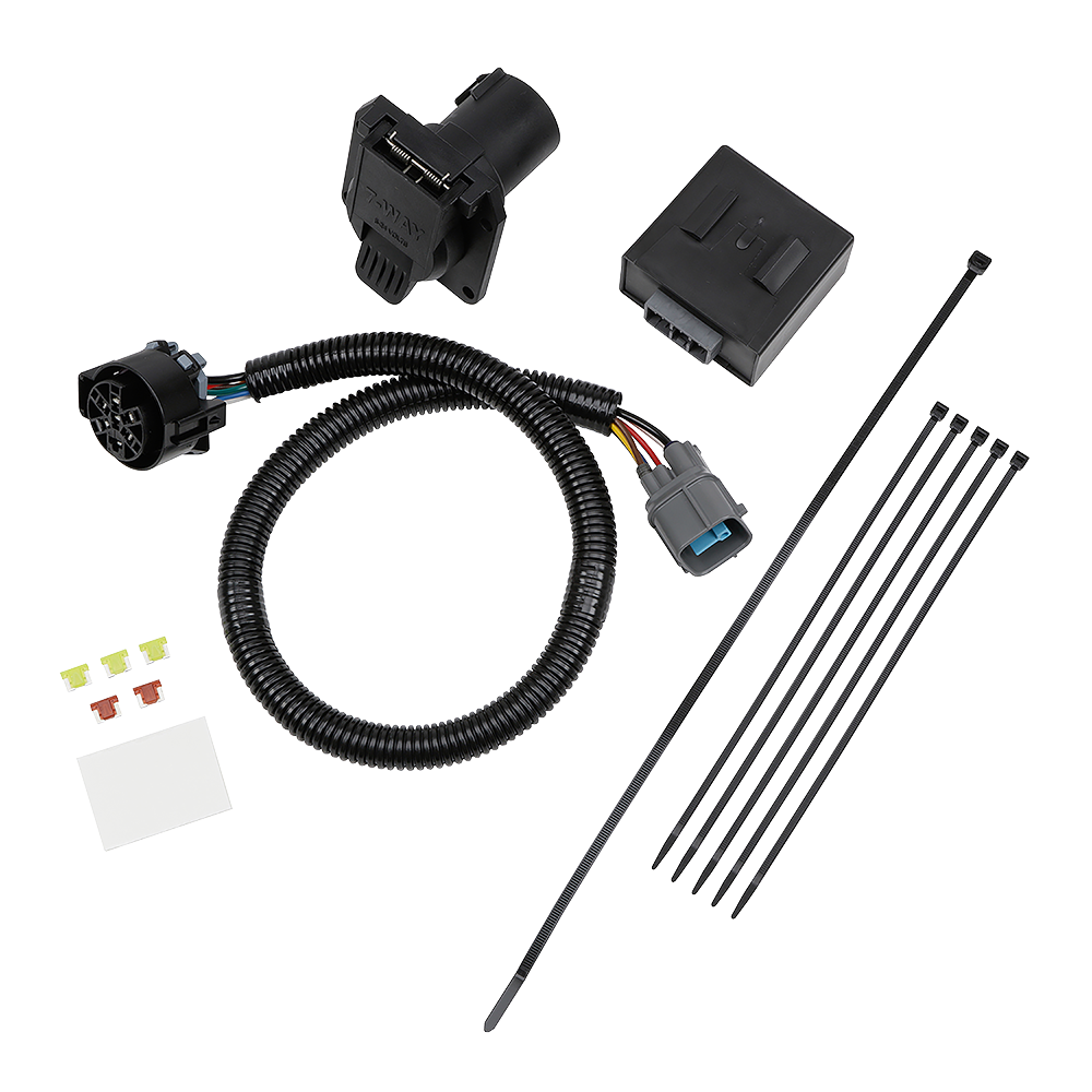 For 2017-2024 Honda Ridgeline 7-Way RV Wiring kit by: Tekonsha For 2017-2024 Honda Ridgeline 7-Way RV Wiring + Tekonsha Voyager Brake Control + Plug & Play BC Adapter (For All Styles Models) By Tekonsha