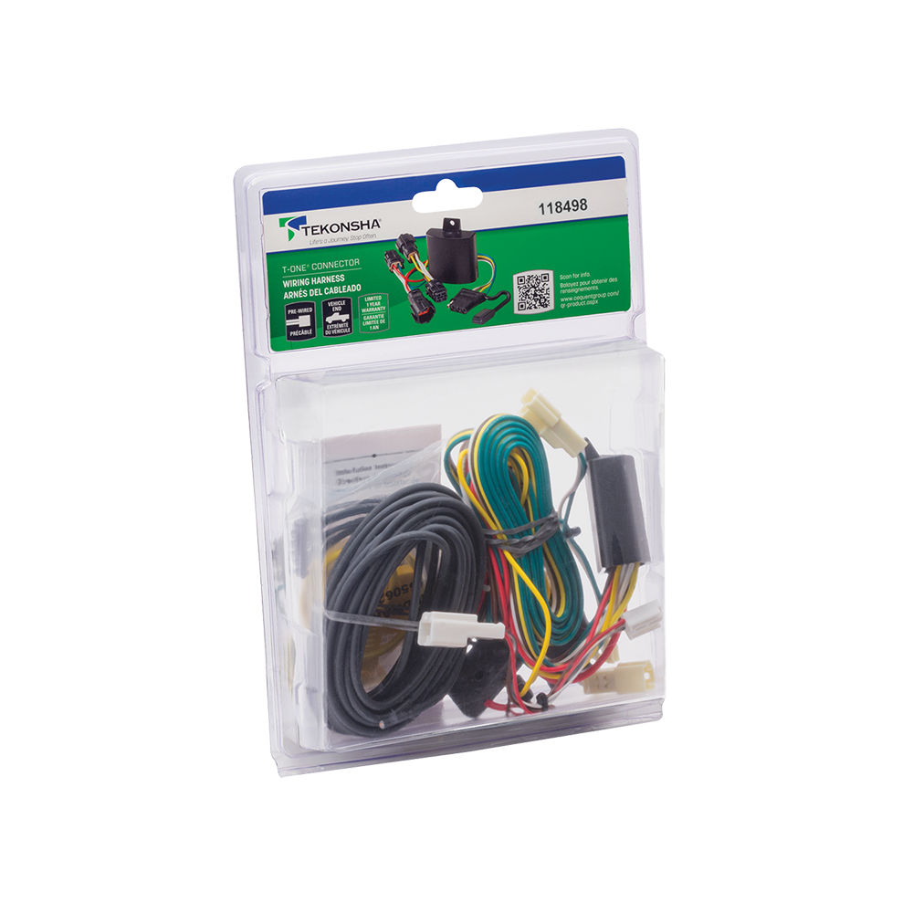 For 2011-2014 Toyota Sienna 7-Way RV Wiring + Pro Series POD Brake Control + Generic BC Wiring Adapter By Tekonsha