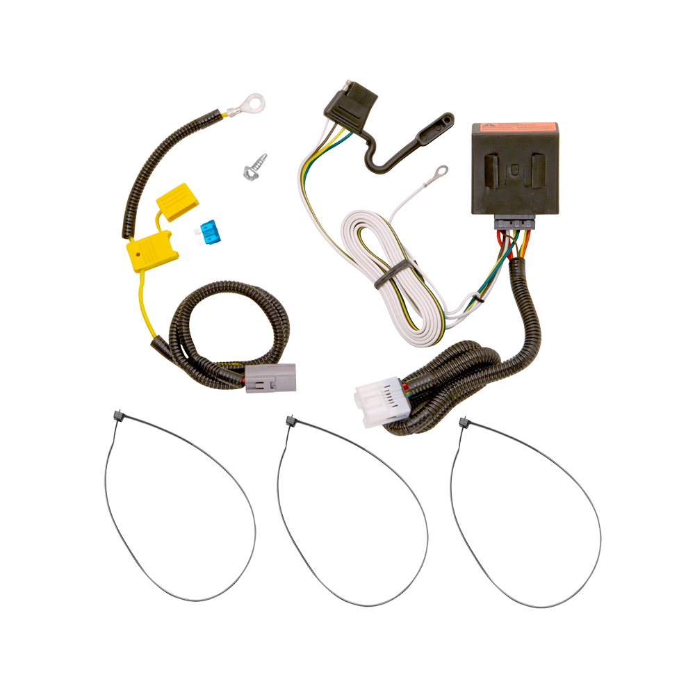 For 2007-2013 Mitsubishi Outlander 7-Way RV Wiring + Tekonsha Brakeman IV Brake Control + Generic BC Wiring Adapter (Excludes: Outlander Sport or PHEV Models) By Tekonsha
