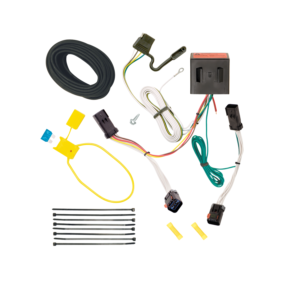 For 2002-2007 Jeep Liberty 7-Way RV Wiring kit by: Tekonsha For 2002-2007 Jeep Liberty 7-Way RV Wiring + Pro Series Pilot Brake Control + Generic BC Wiring Adapter By Tekonsha