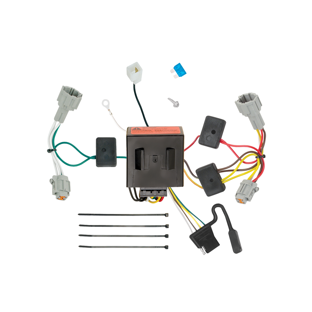 For 2011-2016 Nissan Quest 7-Way RV Wiring + Pro Series POD Brake Control + Generic BC Wiring Adapter By Tekonsha