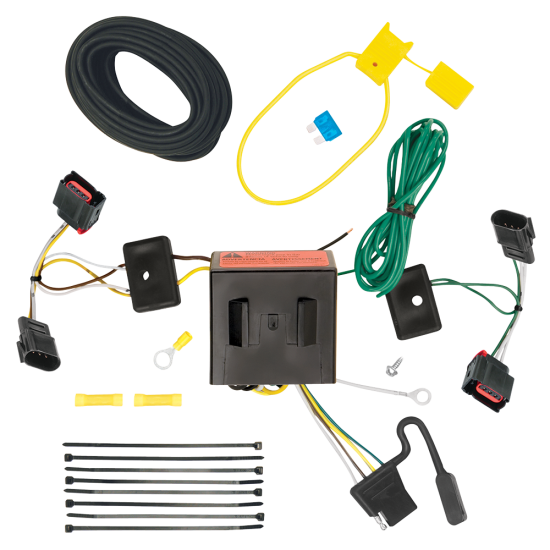 For 2011-2013 Dodge Durango 7-Way RV Wiring kit by: Tekonsha For 2011-2013 Dodge Durango 7-Way RV Wiring + Pro Series POD Brake Control + Plug & Play BC Adapter By Tekonsha