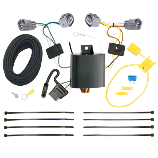 For 2014-2018 Jeep Cherokee 7-Way RV Wiring kit by: Tekonsha For 2014-2018 Jeep Cherokee 7-Way RV Wiring + Tekonsha Brakeman IV Brake Control + Plug & Play BC Adapter By Tekonsha