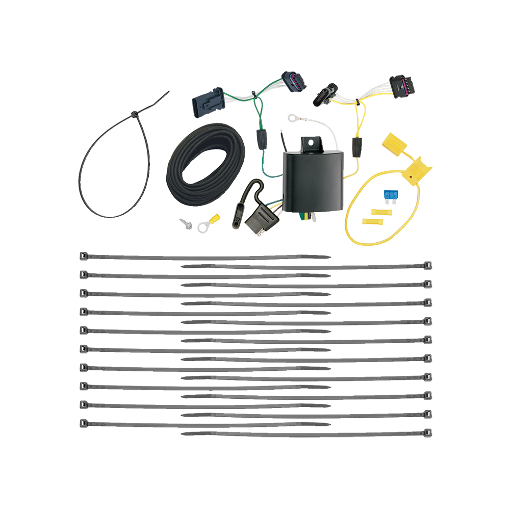For 2015-2023 Jeep Renegade 7-Way RV Wiring kit by: Tekonsha For 2015-2023 Jeep Renegade 7-Way RV Wiring + Pro Series Pilot Brake Control + Generic BC Wiring Adapter By Tekonsha