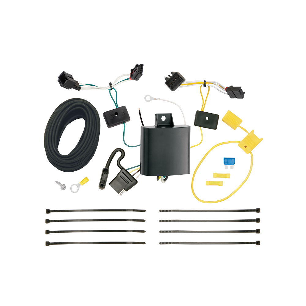 For 2012-2017 Volkswagen Tiguan 7-Way RV Wiring kit by: Tekonsha For 2012-2017 Volkswagen Tiguan 7-Way RV Wiring + Tekonsha Primus IQ Brake Control By Tekonsha