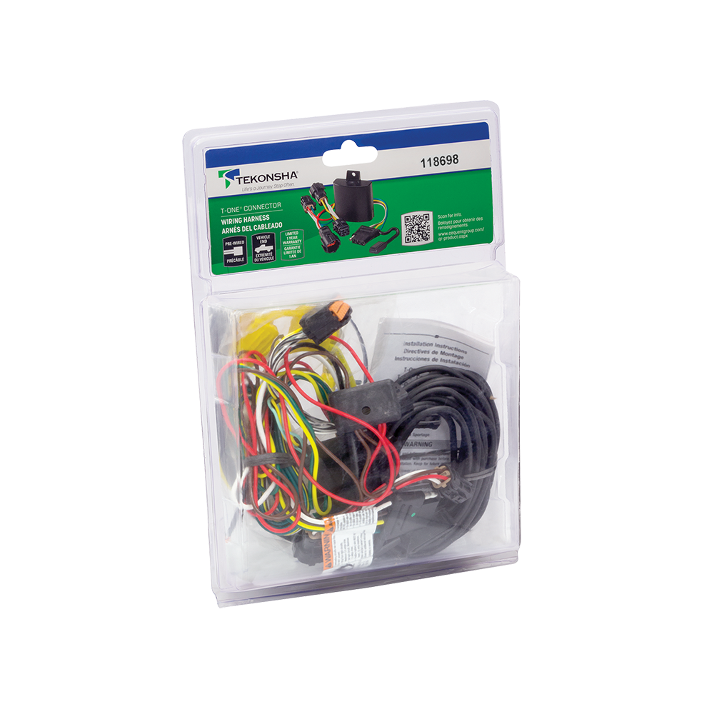 For 2017-2022 KIA Sportage 7-Way RV Wiring kit by: Tekonsha For 2017-2022 KIA Sportage 7-Way RV Wiring By Tekonsha