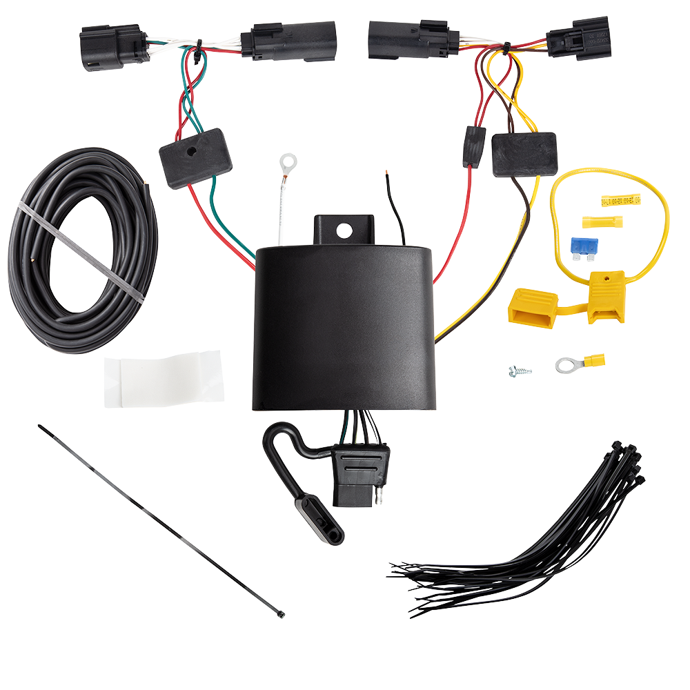 For 2019-2023 Jeep Cherokee 7-Way RV Wiring kit by: Tekonsha For 2019-2023 Jeep Cherokee 7-Way RV Wiring + Pro Series POD Brake Control + Plug & Play BC Adapter By Tekonsha
