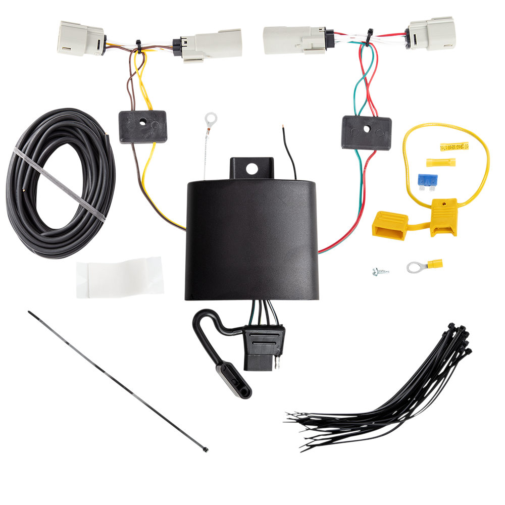 For 2019-2024 Ford Edge 7-Way RV Wiring kit by: Tekonsha For 2019-2024 Ford Edge 7-Way RV Wiring + Tekonsha Voyager Brake Control + Generic BC Wiring Adapter (Excludes: Titanium Models) By Tekonsha
