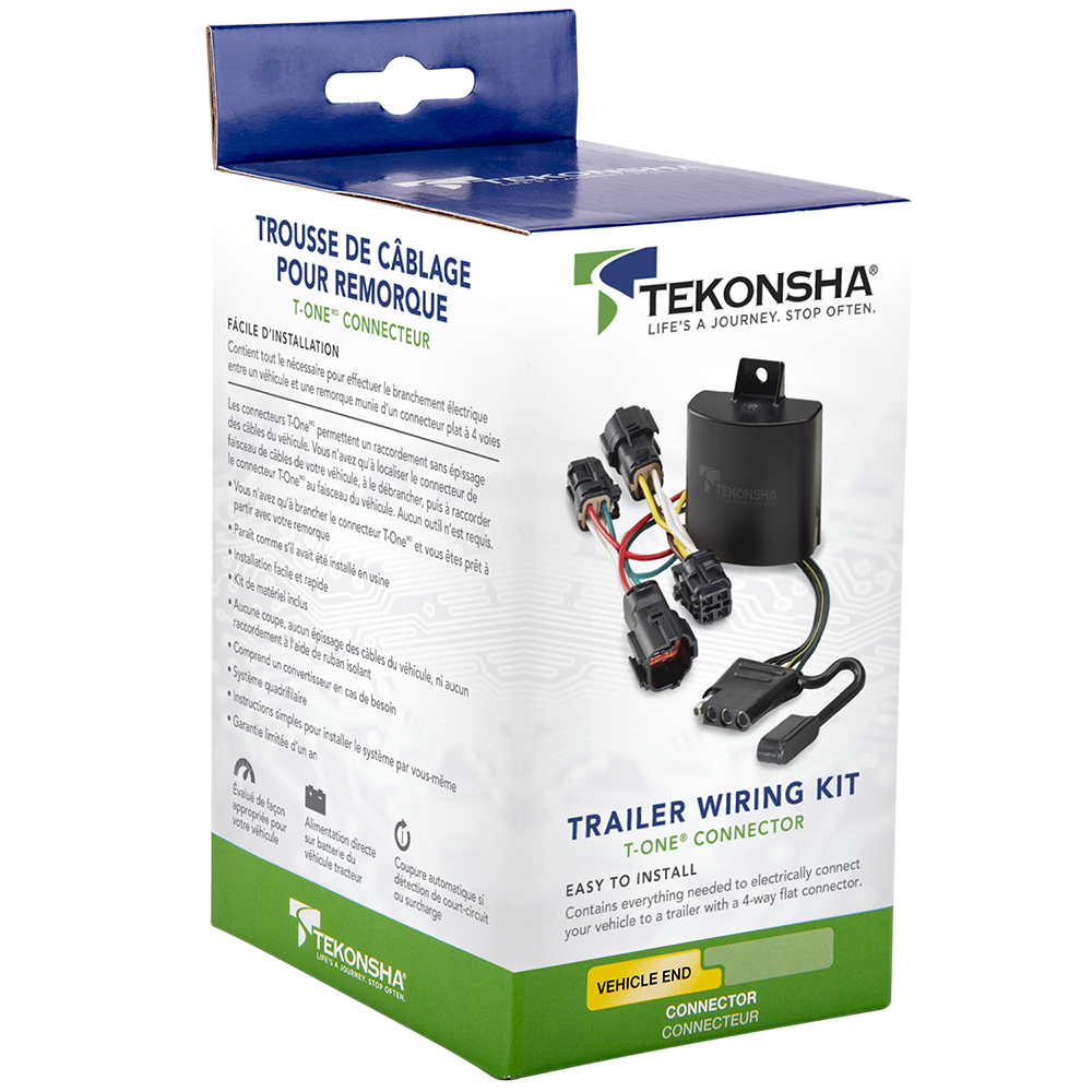 For 2019-2024 Ford Edge 7-Way RV Wiring kit by: Tekonsha For 2019-2024 Ford Edge 7-Way RV Wiring + Tekonsha Voyager Brake Control + Generic BC Wiring Adapter (Excludes: Titanium Models) By Tekonsha
