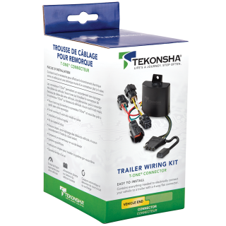 For 2020-2022 Ford Escape 7-Way RV Wiring + Pro Series Pilot Brake Control + Generic BC Wiring Adapter By Tekonsha