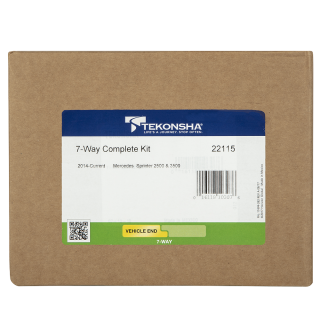 For 2014-2018 Mercedes Sprinter 2500 7-Way RV Wiring kit by: Tekonsha For 2014-2018 Mercedes-Benz Sprinter 2500 7-Way RV Wiring By Tekonsha