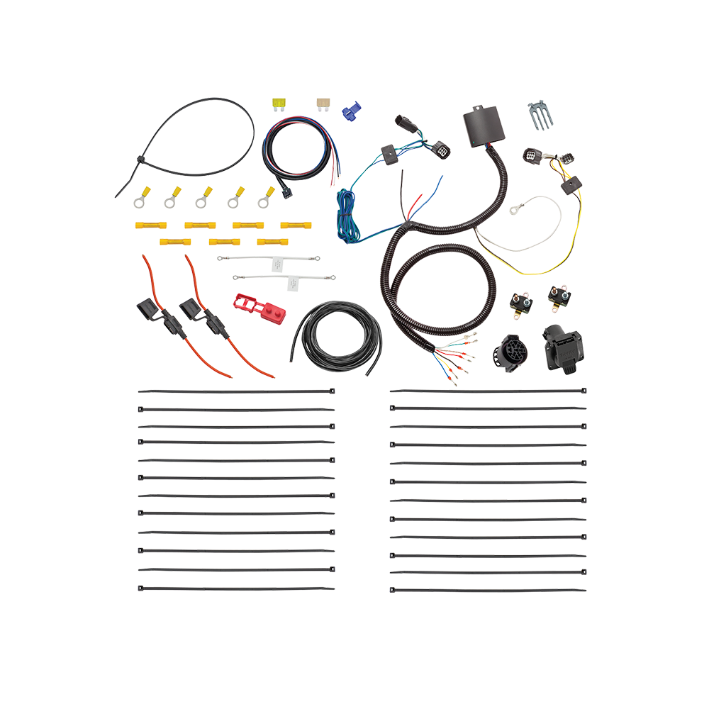 For 2011-2020 Dodge Grand Caravan 7-Way RV Wiring kit by: Tekonsha For 2011-2020 Dodge Grand Caravan 7-Way RV Wiring By Tekonsha
