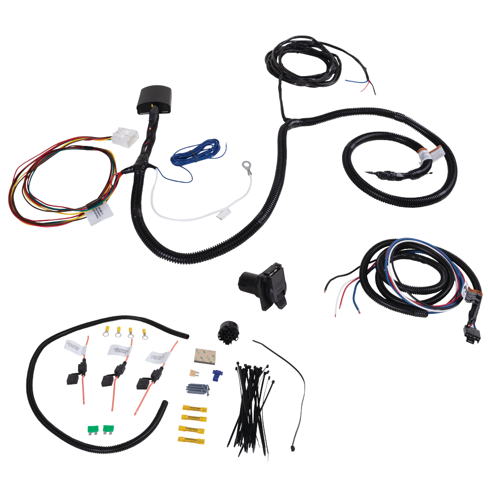 For 2020-2024 Toyota Highlander 7-Way RV Wiring kit by: Tekonsha For 2020-2024 Toyota Highlander 7-Way RV Wiring + Tekonsha Brakeman IV Brake Control By Tekonsha
