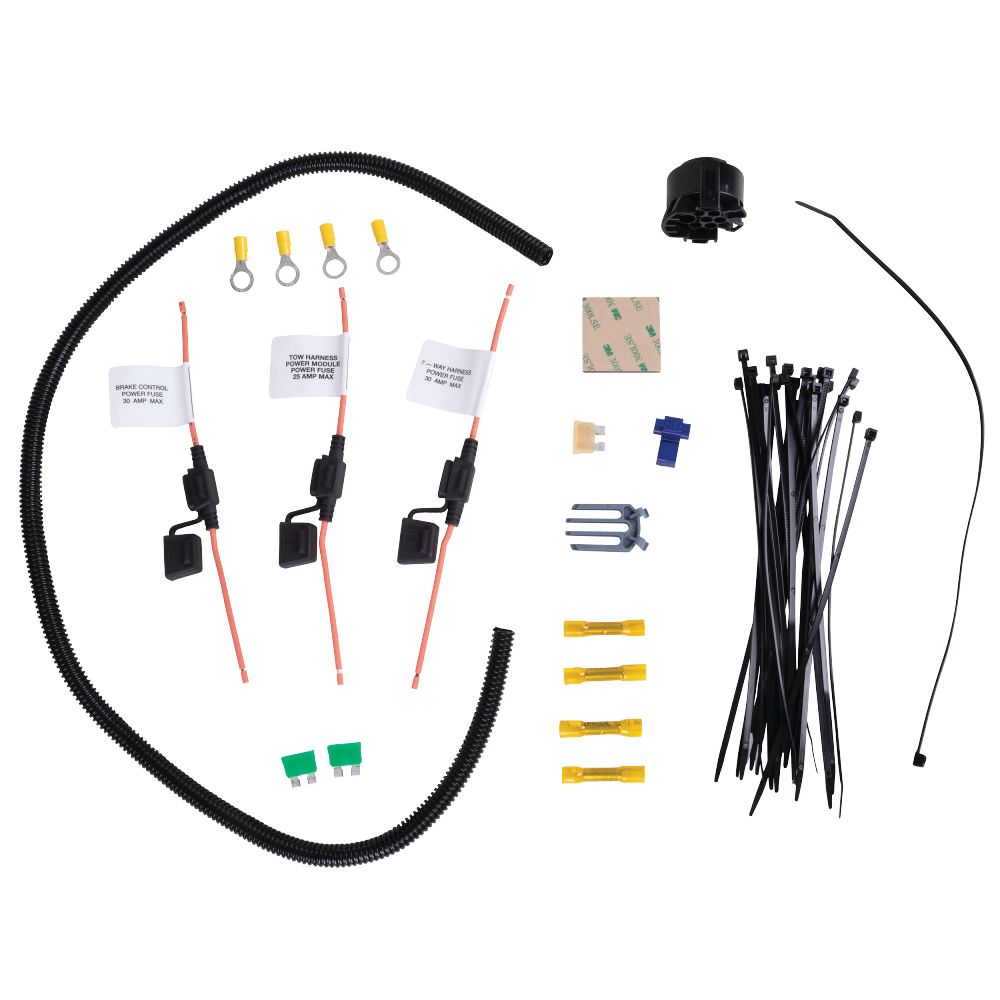 For 2020-2024 Toyota Highlander 7-Way RV Wiring kit by: Tekonsha For 2020-2024 Toyota Highlander 7-Way RV Wiring + Tekonsha Brakeman IV Brake Control By Tekonsha
