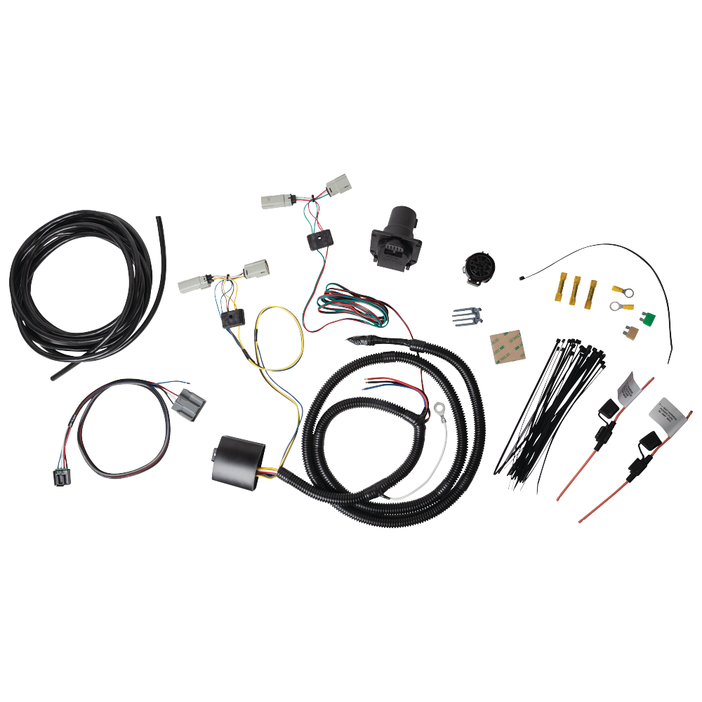 For 2021-2024 Ford Bronco 7-Way RV Wiring + Tekonsha Primus IQ Brake Control + Plug & Play BC Adapter (For w/LED Taillights Models) By Tekonsha