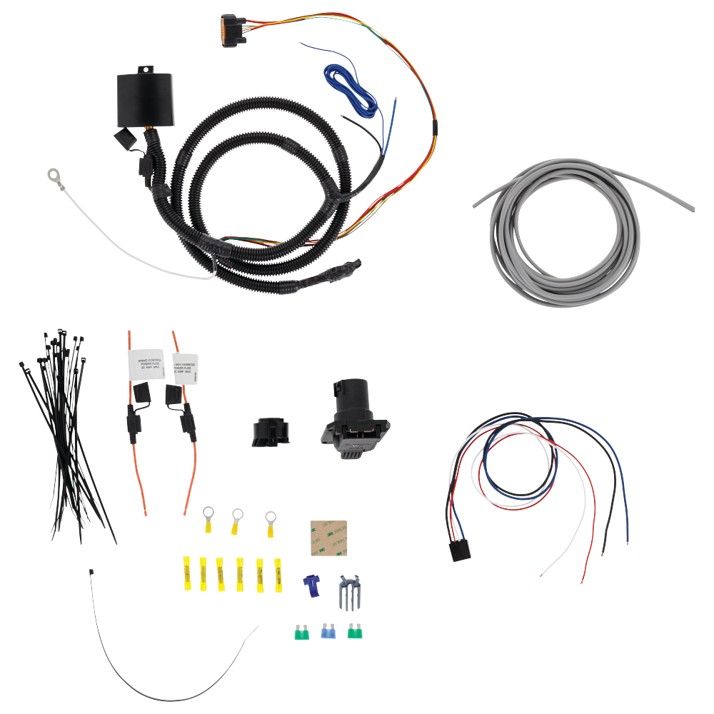 For 2019-2023 Hyundai Santa Fe 7-Way RV Wiring kit by: Tekonsha For 2019-2023 Hyundai Santa Fe 7-Way RV Wiring + Pro Series Pilot Brake Control By Tekonsha