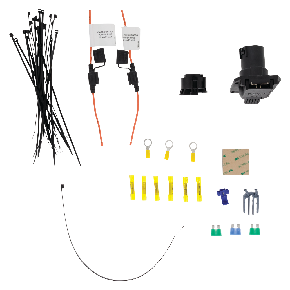 For 2019-2023 Hyundai Santa Fe 7-Way RV Wiring kit by: Tekonsha For 2019-2023 Hyundai Santa Fe 7-Way RV Wiring + Pro Series Pilot Brake Control By Tekonsha