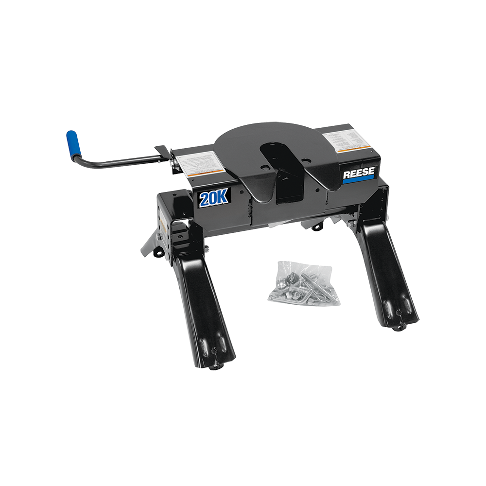 For 2023-2024 Ford F-250 Super Duty Custom Outboard Above Bed Rail Kit + 20K Fifth Wheel + In-Bed Wiring + King Pin Lock (For 5'8 or Shorter Bed (Sidewinder Required), Except Cab & Chassis, w/o Factory Puck System Models) By Reese For 2023-2024 Ford F-250 Super Duty Custom Outboard Above Bed Rail Kit + 20K Fifth Wheel + In-Bed Wiring + King Pin Lock (For 5'8 or Shorter Bed (Sidewinder Required), Except Cab & Chassis, w/o Factory Puck System Models) By Reese