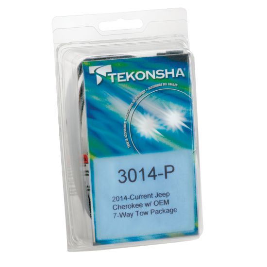For 2014-2018 Jeep Cherokee 7-Way RV Wiring kit by: Tekonsha For 2014-2018 Jeep Cherokee 7-Way RV Wiring + Tekonsha Brakeman IV Brake Control + Plug & Play BC Adapter By Tekonsha