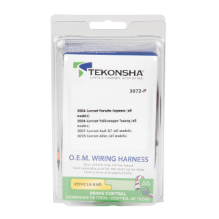 For 2020-2024 Porsche Cayenne 7-Way RV Wiring kit by: Tekonsha For 2020-2024 Porsche Cayenne 7-Way RV Wiring + Pro Series Pilot Brake Control + Plug & Play BC Adapter (For Coupe Models) By Tekonsha