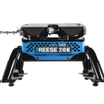 For 2020-2024 Chevrolet Silverado 3500 HD M5 Fifth Wheel Hitch + In-Bed Wiring 20K Talon Jaw Complete System For Models w/ Factory Puck System + King Pin Lock (For w/Factory or Reese Elite Puck System Models) By Reese For 2020-2024 Chevrolet Silverado 3500 HD M5 Fifth Wheel Hitch + In-Bed Wiring 20K Talon Jaw Complete System For Models w/ Factory Puck System + King Pin Lock (For w/Factory or Reese Elite Puck System Models) By Reese