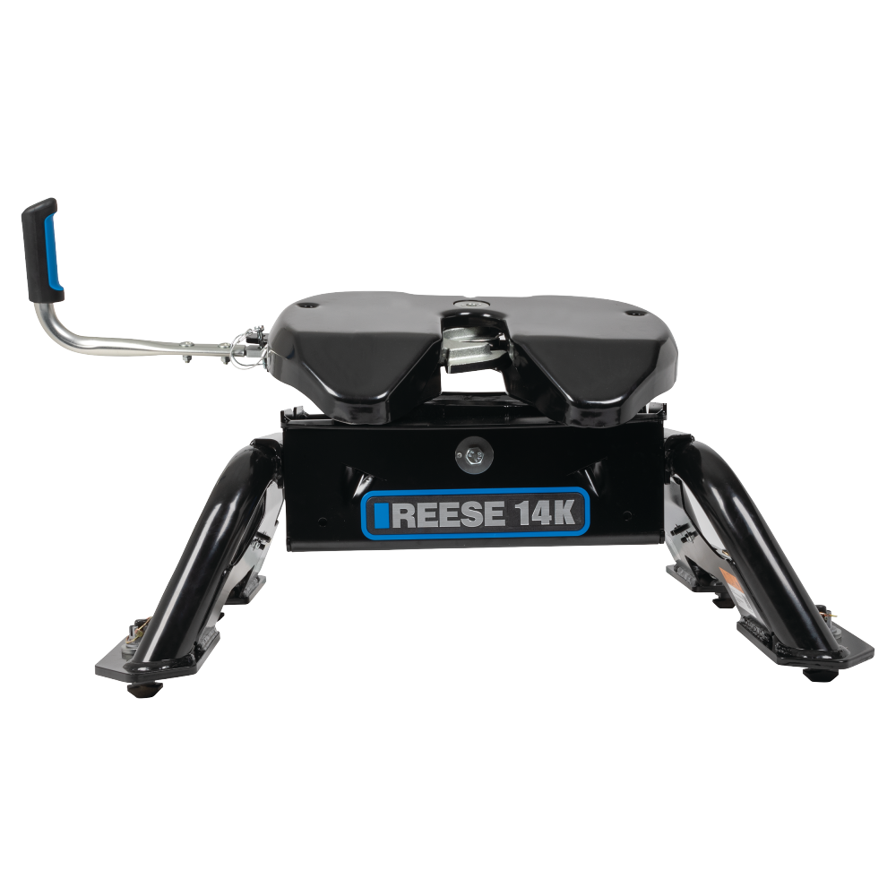 For 2015-2023 Ford F-150 Custom Reese Max Duty Underbed Rail Kit Power Puck System + 14K Fifth Wheel + King Pin Lock (For All Styles, w/o Factory Puck System Models) By Reese For 2015-2023 Ford F-150 Custom Reese Max Duty Underbed Rail Kit Power Puck System + 14K Fifth Wheel + King Pin Lock (For All Styles, w/o Factory Puck System Models) By Reese