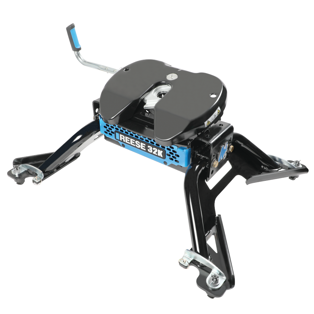 For 2015-2024 RAM 3500 M5 Fifth Wheel Hitch + In-Bed Wiring 32K Talon Jaw Complete System For Models w/ Factory Puck System (For w/Factory or Reese Elite Puck System Models) By Reese For 2015-2024 RAM 3500 M5 Fifth Wheel Hitch + In-Bed Wiring 32K Talon Jaw Complete System For Models w/ Factory Puck System (For w/Factory or Reese Elite Puck System Models) By Reese