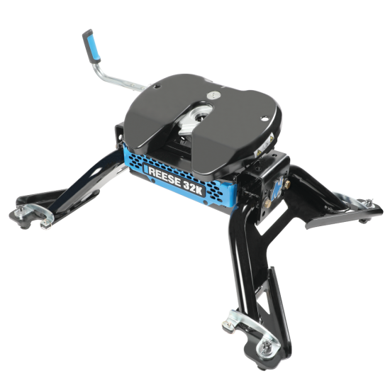 For 2015-2024 RAM 3500 M5 Fifth Wheel Hitch + In-Bed Wiring 32K Talon Jaw Complete System For Models w/ Factory Puck System (For w/Factory or Reese Elite Puck System Models) By Reese For 2015-2024 RAM 3500 M5 Fifth Wheel Hitch + In-Bed Wiring 32K Talon Jaw Complete System For Models w/ Factory Puck System (For w/Factory or Reese Elite Puck System Models) By Reese
