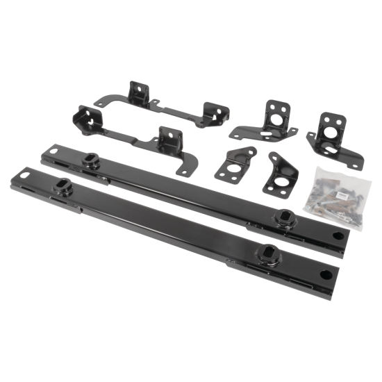 For 2015-2023 Ford F-150 Custom Reese Max Duty Underbed Rail Kit Power Puck System + 14K Fifth Wheel + King Pin Lock (For All Styles, w/o Factory Puck System Models) By Reese For 2015-2023 Ford F-150 Custom Reese Max Duty Underbed Rail Kit Power Puck System + 14K Fifth Wheel + King Pin Lock (For All Styles, w/o Factory Puck System Models) By Reese