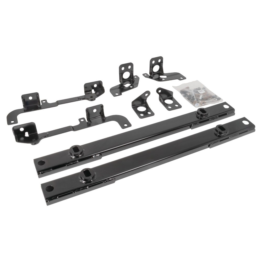 For 2015-2023 Ford F-150 Custom Reese Max Duty Underbed Rail Kit Power Puck System + 14K Fifth Wheel + King Pin Lock (For All Styles, w/o Factory Puck System Models) By Reese For 2015-2023 Ford F-150 Custom Reese Max Duty Underbed Rail Kit Power Puck System + 14K Fifth Wheel + King Pin Lock (For All Styles, w/o Factory Puck System Models) By Reese
