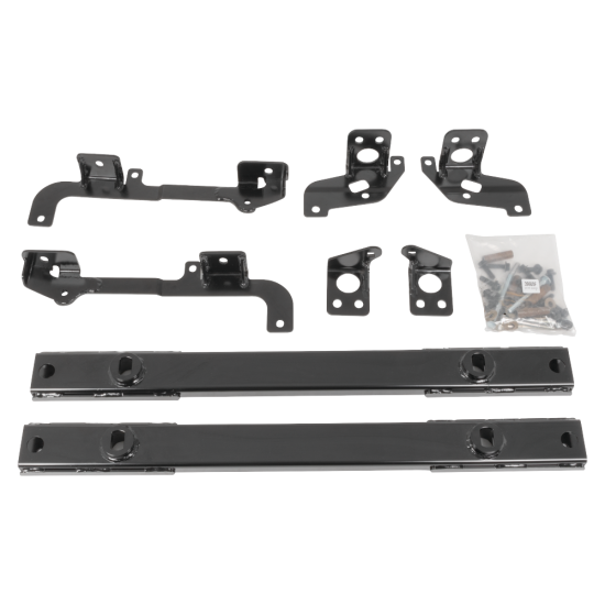For 2015-2023 Ford F-150 Custom Reese Max Duty Underbed Rail Kit Power Puck System + 14K Fifth Wheel + King Pin Lock (For All Styles, w/o Factory Puck System Models) By Reese For 2015-2023 Ford F-150 Custom Reese Max Duty Underbed Rail Kit Power Puck System + 14K Fifth Wheel + King Pin Lock (For All Styles, w/o Factory Puck System Models) By Reese