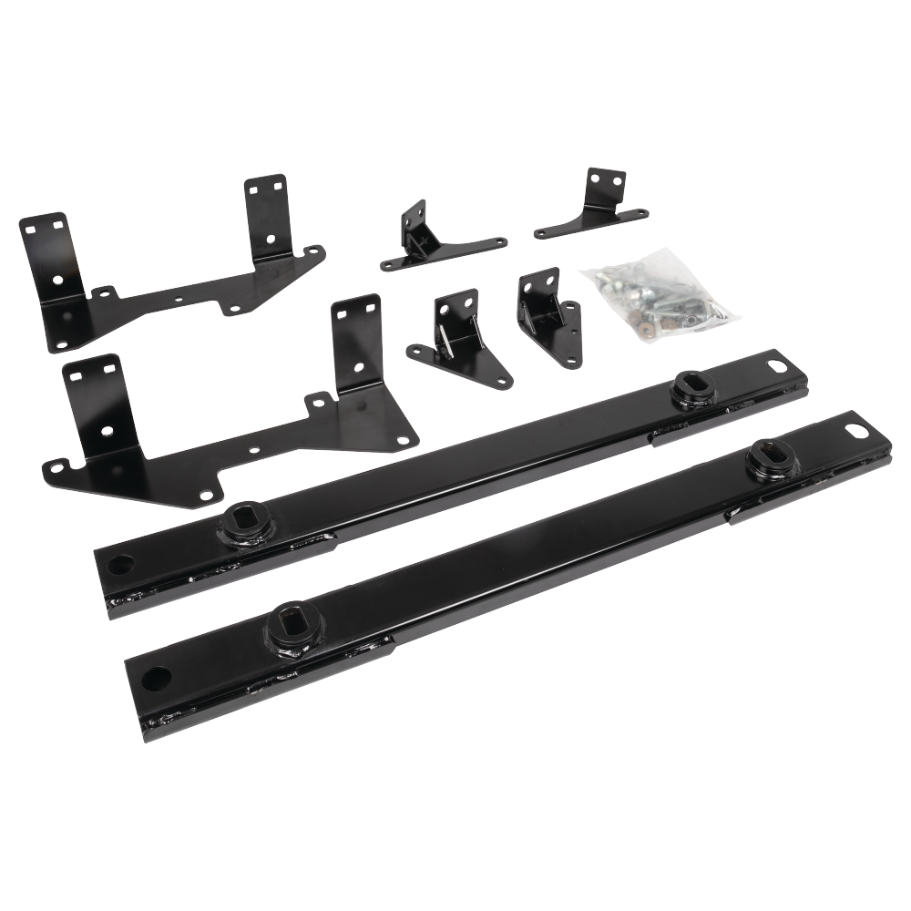 For 2020-2024 Chevrolet Silverado 1500 Custom Reese Max Duty Underbed Rail Kit Power Puck System (For All Styles, w/o Factory Puck System Models) By Reese For 2020-2024 Chevrolet Silverado 1500 Custom Reese Max Duty Underbed Rail Kit Power Puck System (For All Styles, w/o Factory Puck System Models) By Reese