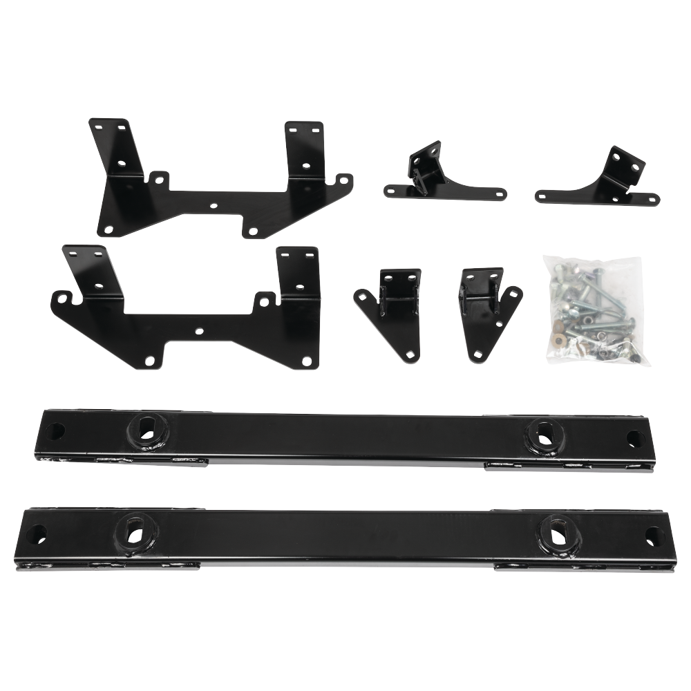 For 2020-2024 Chevrolet Silverado 1500 Custom Reese Max Duty Underbed Rail Kit Power Puck System (For All Styles, w/o Factory Puck System Models) By Reese For 2020-2024 Chevrolet Silverado 1500 Custom Reese Max Duty Underbed Rail Kit Power Puck System (For All Styles, w/o Factory Puck System Models) By Reese