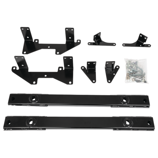 For 2020-2024 Chevrolet Silverado 1500 Custom Reese Max Duty Underbed Rail Kit Power Puck System + 14K Fifth Wheel (For All Styles, w/o Factory Puck System Models) By Reese For 2020-2024 Chevrolet Silverado 1500 Custom Reese Max Duty Underbed Rail Kit Power Puck System + 14K Fifth Wheel (For All Styles, w/o Factory Puck System Models) By Reese