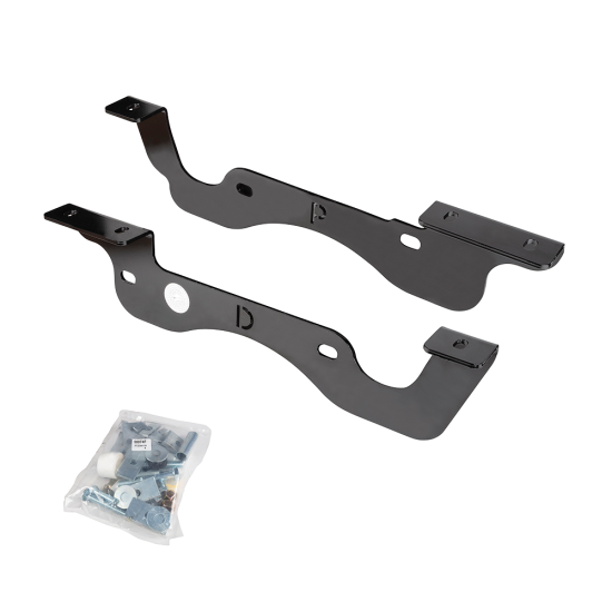 For 2017-2022 Ford F-250 Super Duty Gooseneck Fifth Wheel Underbed Custom Fit Brackets For Standard Rails (For 6-1/2' and 8 foot Bed, Except Dual Rear Wheel or Cab & Chassis, w/o Factory Puck System Models) By Reese For 2017-2022 Ford F-250 Super Duty Gooseneck Fifth Wheel Underbed Custom Fit Brackets For Standard Rails (For 6-1/2' and 8 foot Bed, Except Dual Rear Wheel or Cab & Chassis, w/o Factory Puck System Models) By Reese
