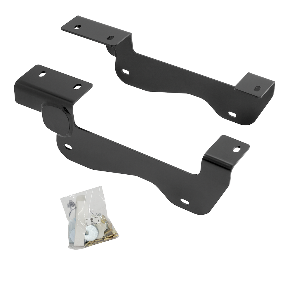 For 2015-2020 Ford F-150 Gooseneck Fifth Wheel Underbed Custom Fit Brackets For Standard Rails (For 5'8 or Shorter Bed (Sidewinder Required), Except Raptor, w/o Factory Puck System Models) By Reese For 2015-2020 Ford F-150 Gooseneck Fifth Wheel Underbed Custom Fit Brackets For Standard Rails (For 5'8 or Shorter Bed (Sidewinder Required), Except Raptor, w/o Factory Puck System Models) By Reese