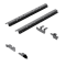 For 2014-2024 RAM 2500 Custom Outboard Above Bed Rail Kit + 25K Reese Gooseneck Hitch (For 5'8 or Shorter Bed (Sidewinder Required), w/o Factory Puck System Models) By Reese For 2014-2024 RAM 2500 Custom Outboard Above Bed Rail Kit + 25K Reese Gooseneck Hitch (For 5'8 or Shorter Bed (Sidewinder Required), w/o Factory Puck System Models) By Reese