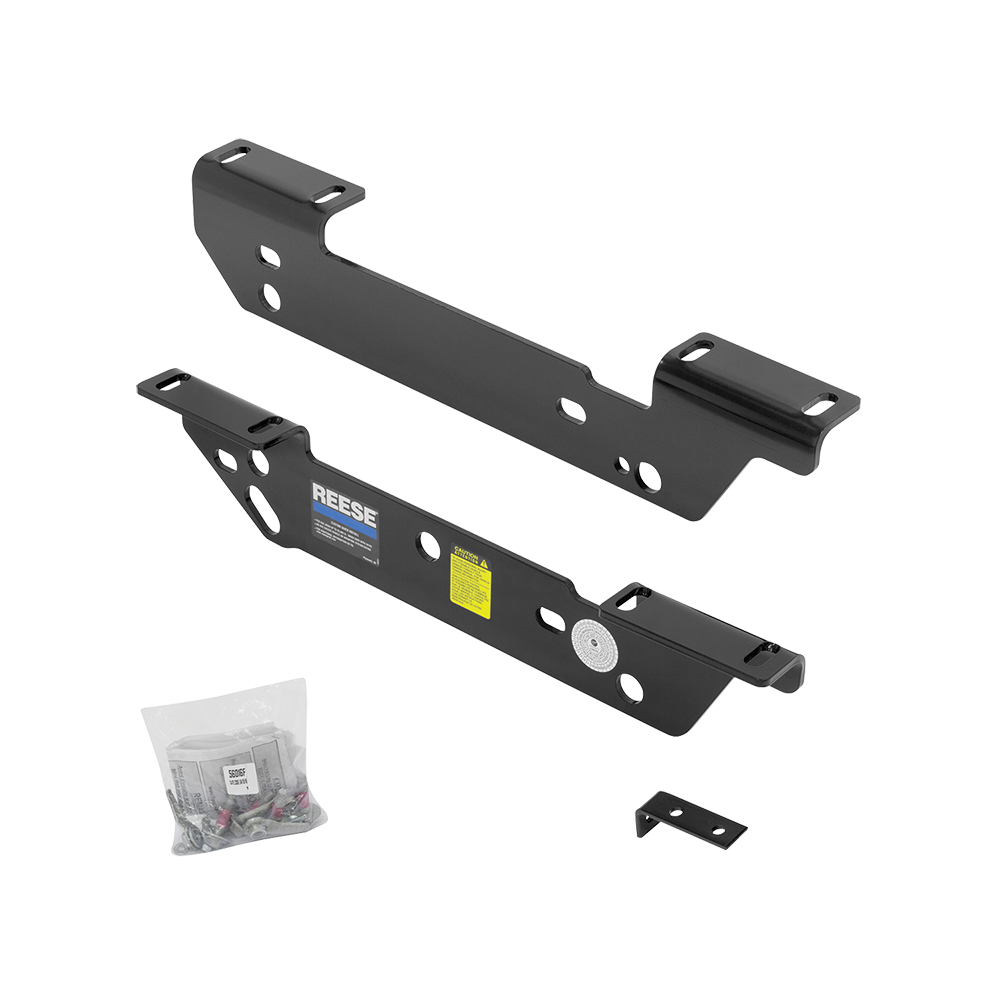 For 2011-2016 Ford F-250 Super Duty Custom Outboard Above Bed Rail Kit + 25K Pro Series Gooseneck Hitch (For 6-1/2' and 8 foot Bed, Except Cab & Chassis, w/o Factory Puck System Models) By Reese For 2011-2016 Ford F-250 Super Duty Custom Outboard Above Bed Rail Kit + 25K Pro Series Gooseneck Hitch (For 6-1/2' and 8 foot Bed, Except Cab & Chassis, w/o Factory Puck System Models) By Reese