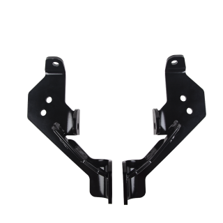 For 2019-2024 RAM 1500 Gooseneck Fifth Wheel Underbed Custom Fit Brackets For Outboard Rails (For 5'8 or Shorter Bed (Sidewinder Required), (New Body Style), Except w/Split Tail Gate, w/o Factory Puck System Models) By Reese