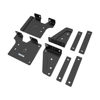 For 2020-2024 Chevrolet Silverado 2500 HD Gooseneck Fifth Wheel Underbed Custom Fit Brackets For Outboard Rails (For 6-1/2' and 8 foot Bed, w/o Factory Puck System Models) By Reese For 2020-2024 Chevrolet Silverado 2500 HD Gooseneck Fifth Wheel Underbed Custom Fit Brackets For Outboard Rails (For 6-1/2' and 8 foot Bed, w/o Factory Puck System Models) By Reese